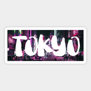 Tokyo City Night View Sticker